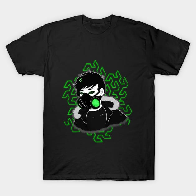 Toxic Gas Mask T-Shirt by Arumata